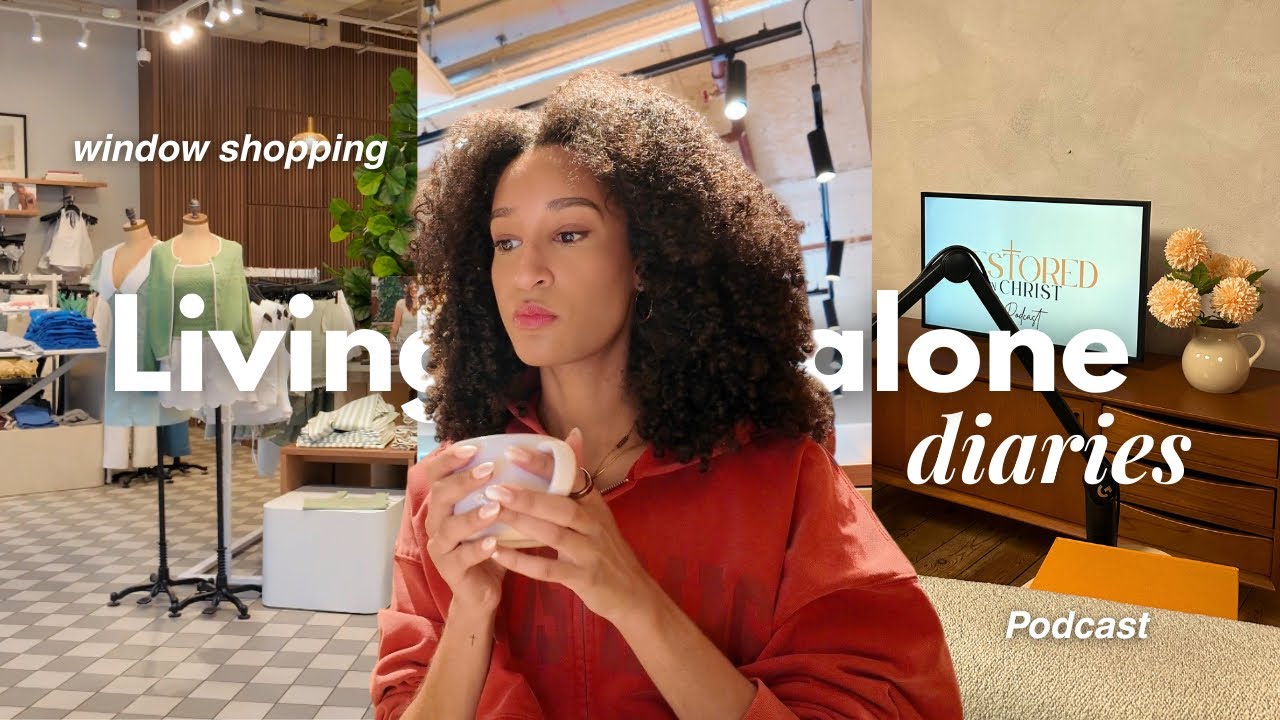Living Alone Diaries | Life with Jesus 🌷Solo dinner date, cafe, window shopping, podcast & more  cover art