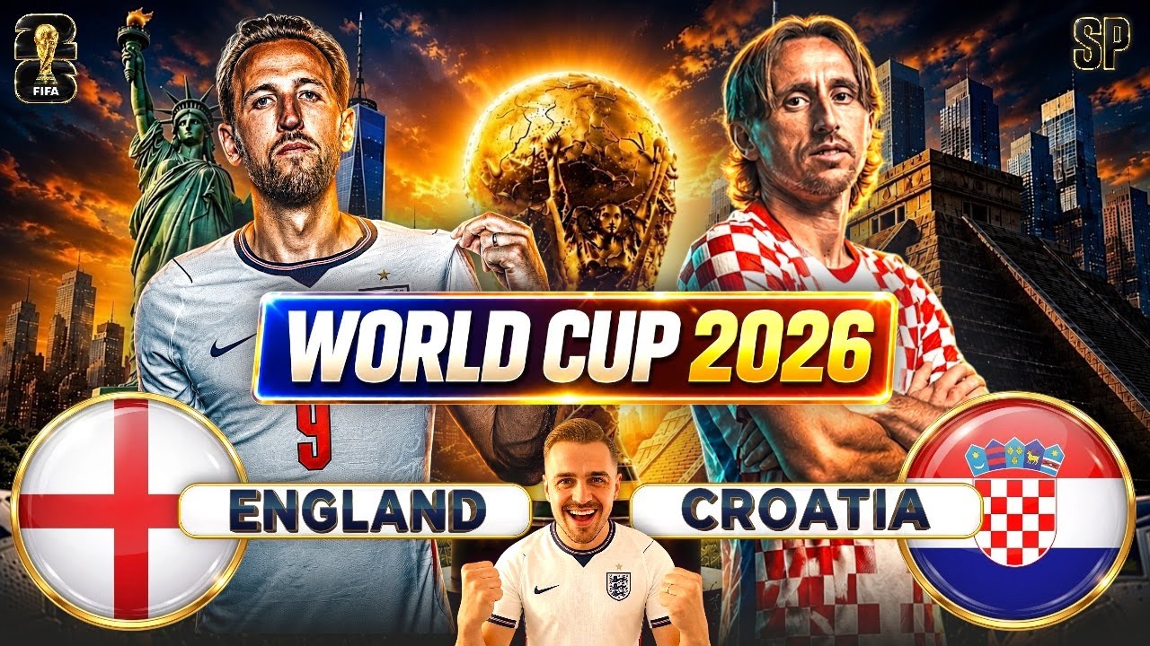 FIFA World Cup 2026 LIVE | ENGLAND vs CROATIA Watchalong cover art