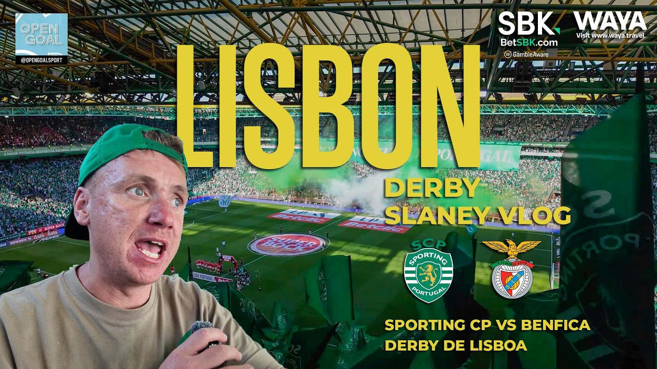 🇵🇹⚽️ WILD SCENES AS SLANEY VISITS DERBY DE LISBOA | Is Sporting vs Benfica Europe's Fiercest Derby? cover art