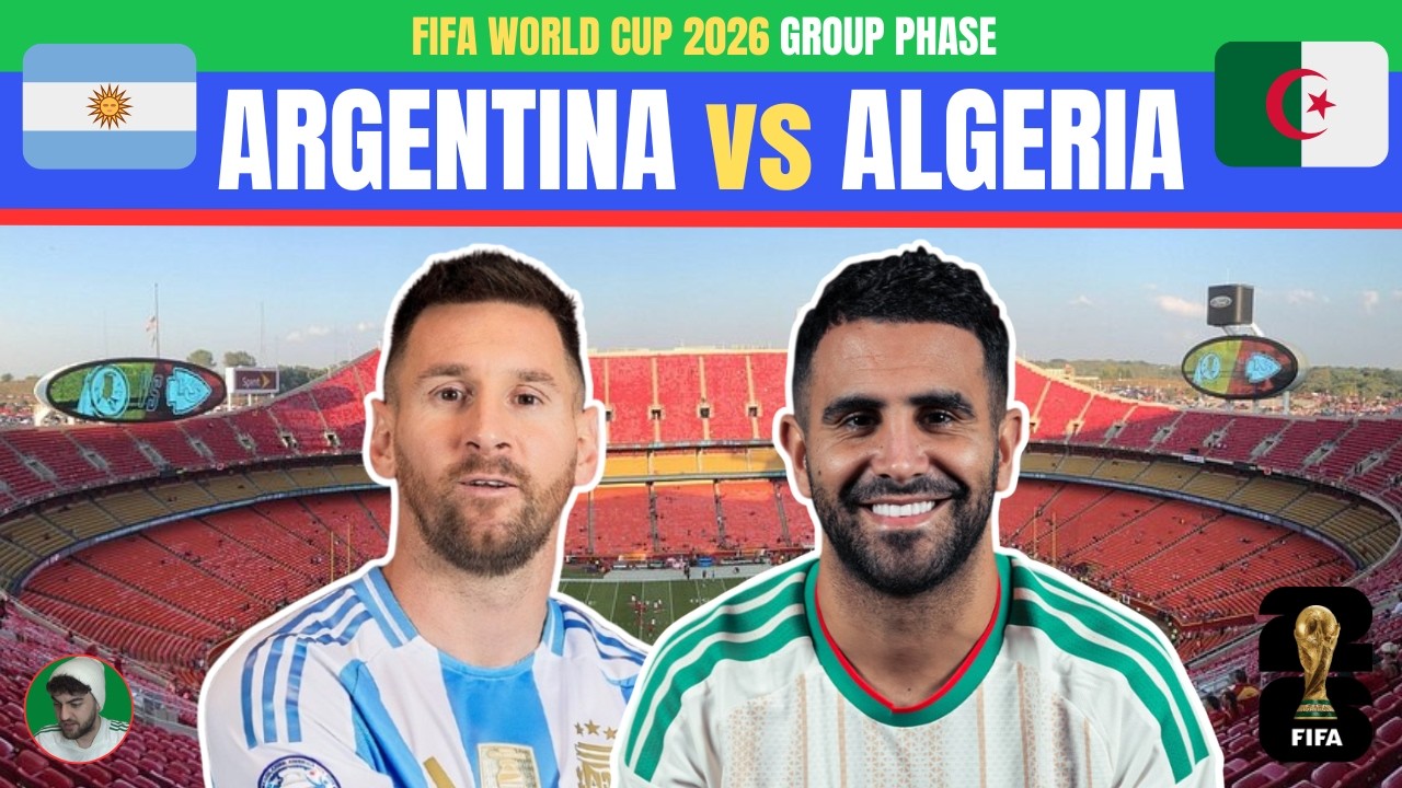 🇦🇷 ARGENTINA vs ALGERIA 🇩🇿 | HERE WE BLOODY GO! cover art