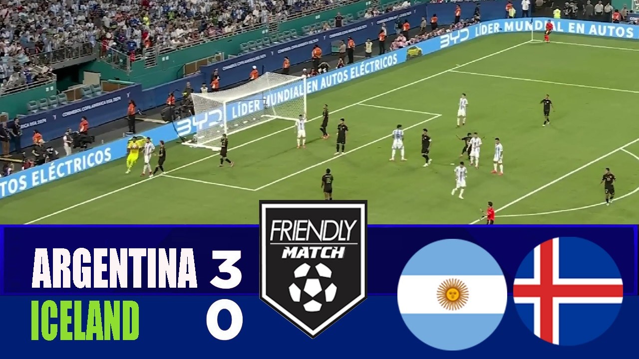 ARGENTINA vs ICELAND 3-0 | 2026 International Friendly | Match Highlights cover art