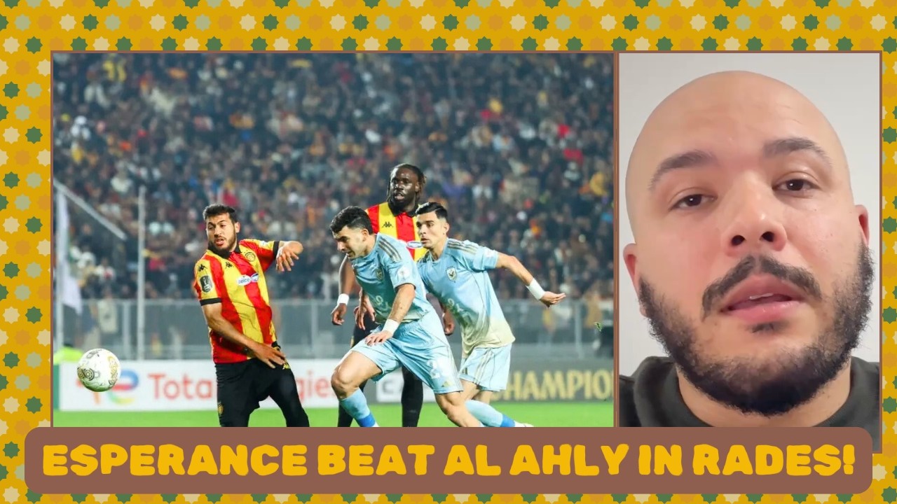 Esperance defeat Al Ahly in close match in Rades, 1-0 cover art