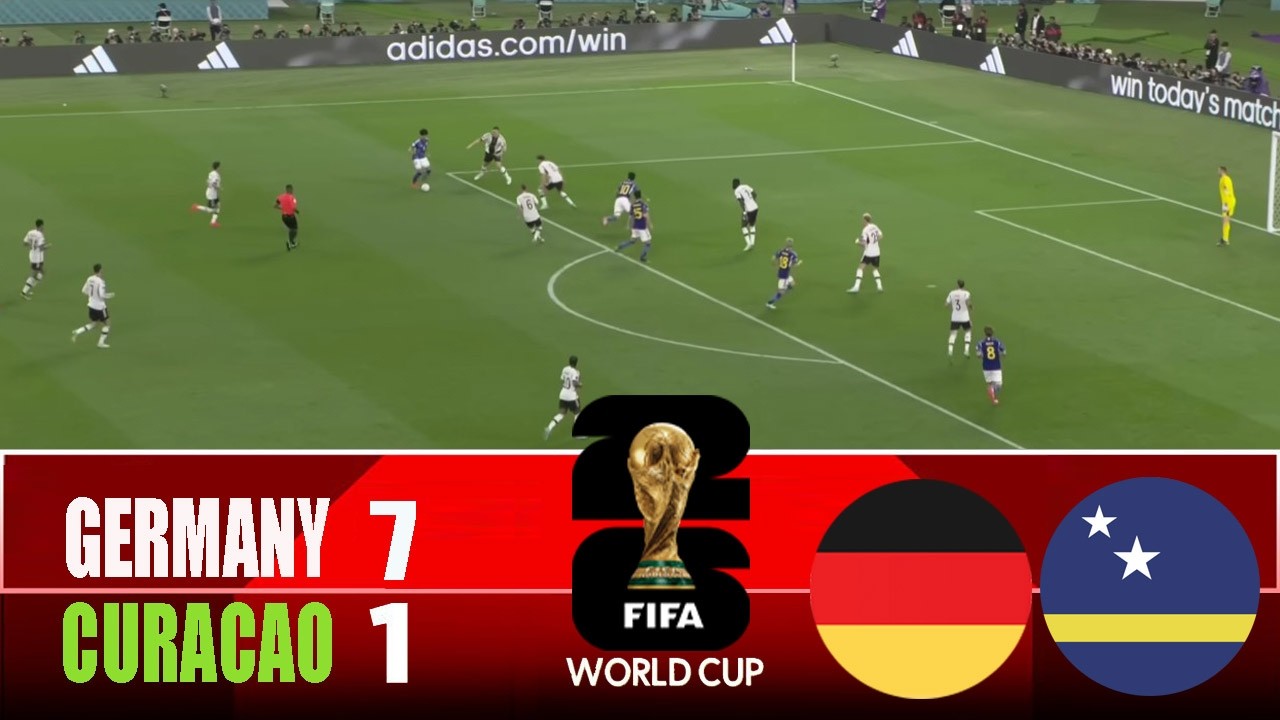 GERMANY vs CURACAO 7-1 | 2026 FIFA World Cup | Match Highlights cover art