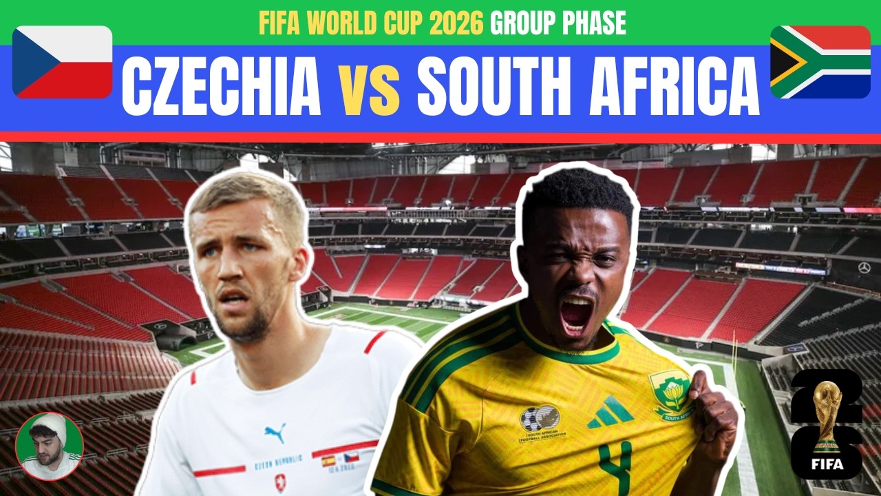 🇨🇿 CZECHIA vs SOUTH AFRICA 🇿🇦 | It's a must win game for Bafana Bafana! cover art