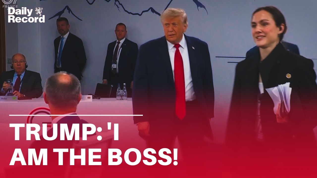 'I am the BOSS!' - Donald Trump tells Keir Starmer and G7 counterparts cover art