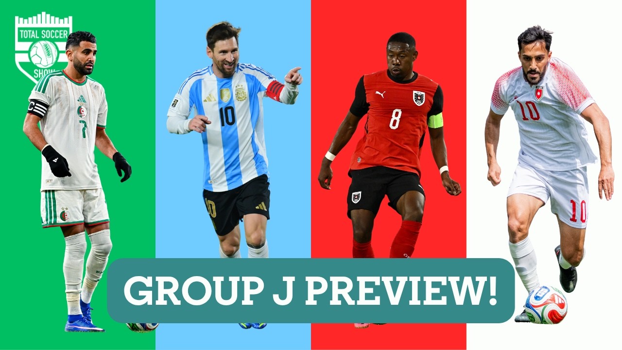 World Cup Group J preview - Algeria, Argentina, Austria, Jordan cover art