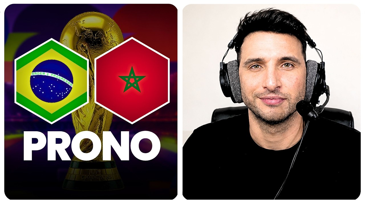 🇧🇷🇲🇦Mon pronostic Brésil - Maroc / Le plus gros choc de la 1ère journée ? cover art