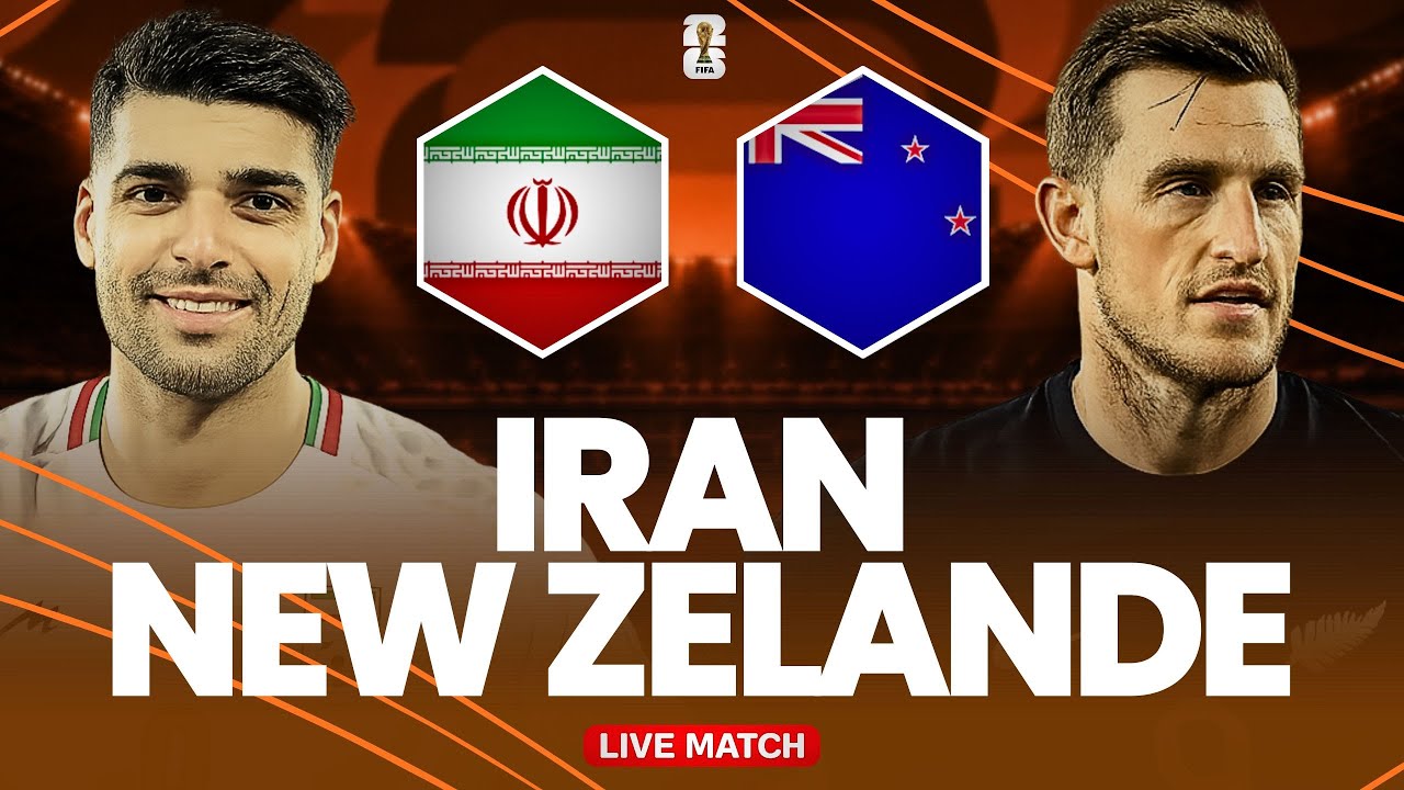 IRAN 2-2 NOUVELLE-ZÉLANDE LIVE / Coupe du Monde 2026 / Les Iraniens déjà sous pression ? 🔥 cover art