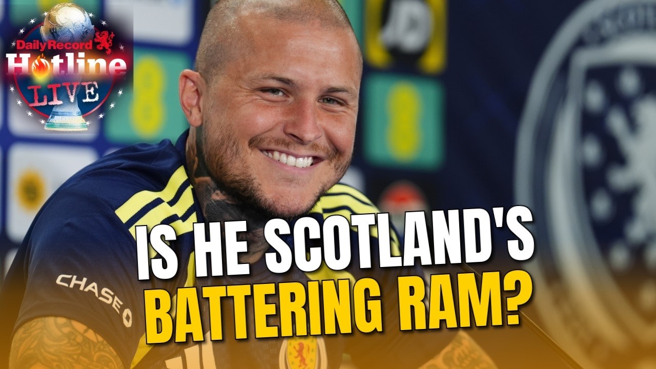 Is Lyndon Dykes the BATTERING RAM SCotland need to overcome Morocco? | Hotline Live cover art