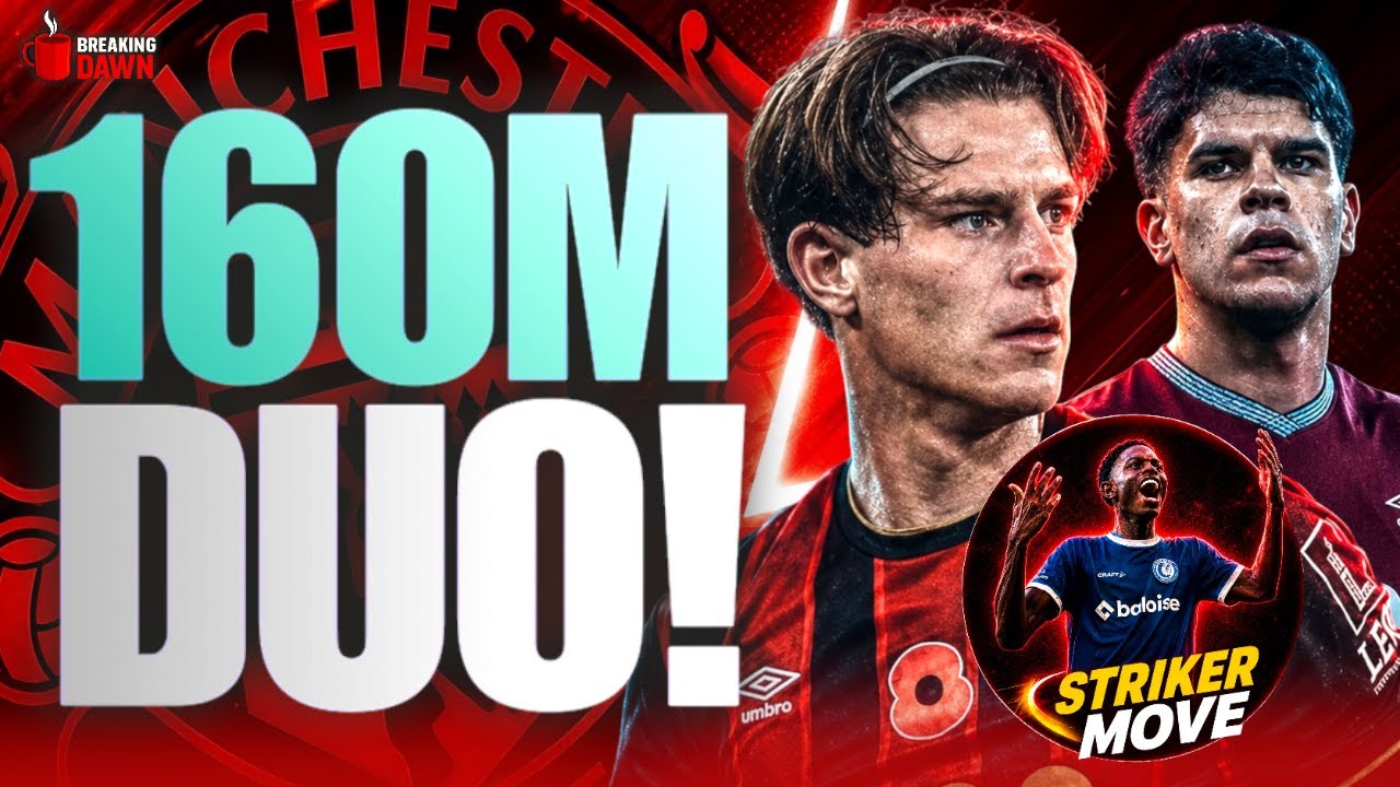 160M MIDFIELD DOUBLE SWOOP?! | Prices REVEALED As United Prepare MORE Bids! | NEW Striker argeted! cover art