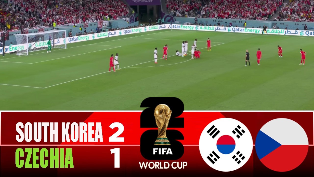 SOUTH KOREA vs CZECHIA 2-1 | 2026 FIFA World Cup | Match Highlights cover art