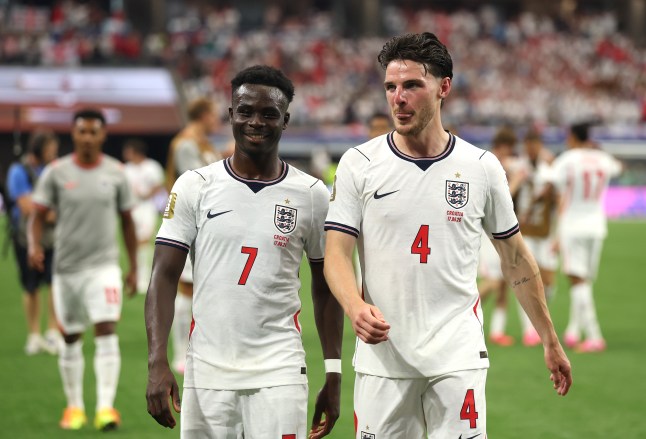 Bukayo Saka and Declan Rice injury latest - should England be worried?