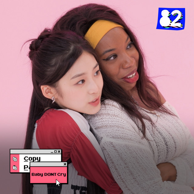 When K-pop idols meet a jolly bunch🤪ㅣCOPY&PASTEㅣBaby DONT Cry cover art