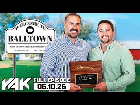 The Mayor Of Balltown, Iowa Is Preparing The Key To The City For KB | The Yak 6-10-26 cover art