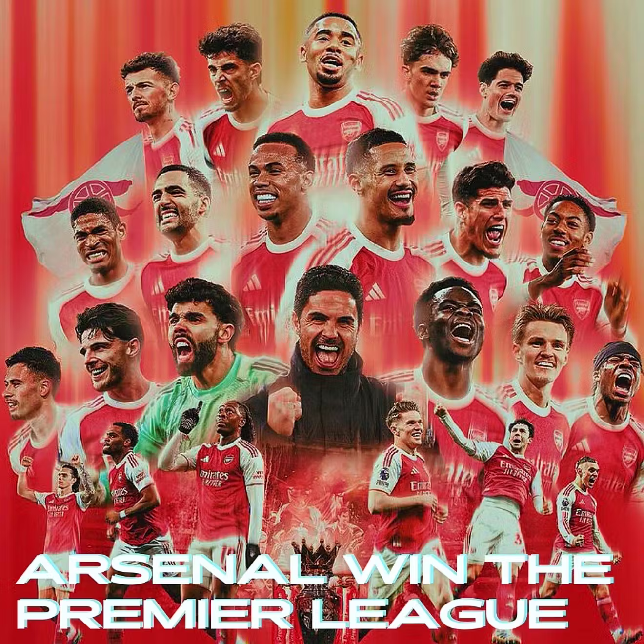 ARSENAL WIN THE PREMIER LEAGUE cover art