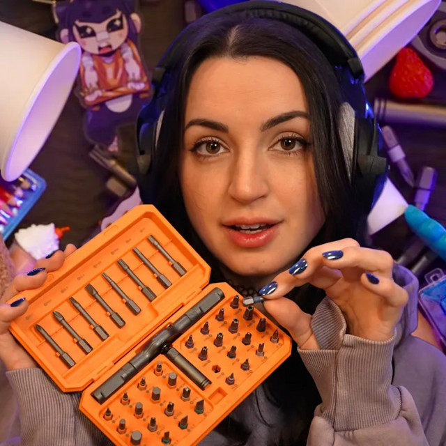 ASMR | Sorting my 42-Piece Screwdriver (Rummaging, Rambling, Close up)