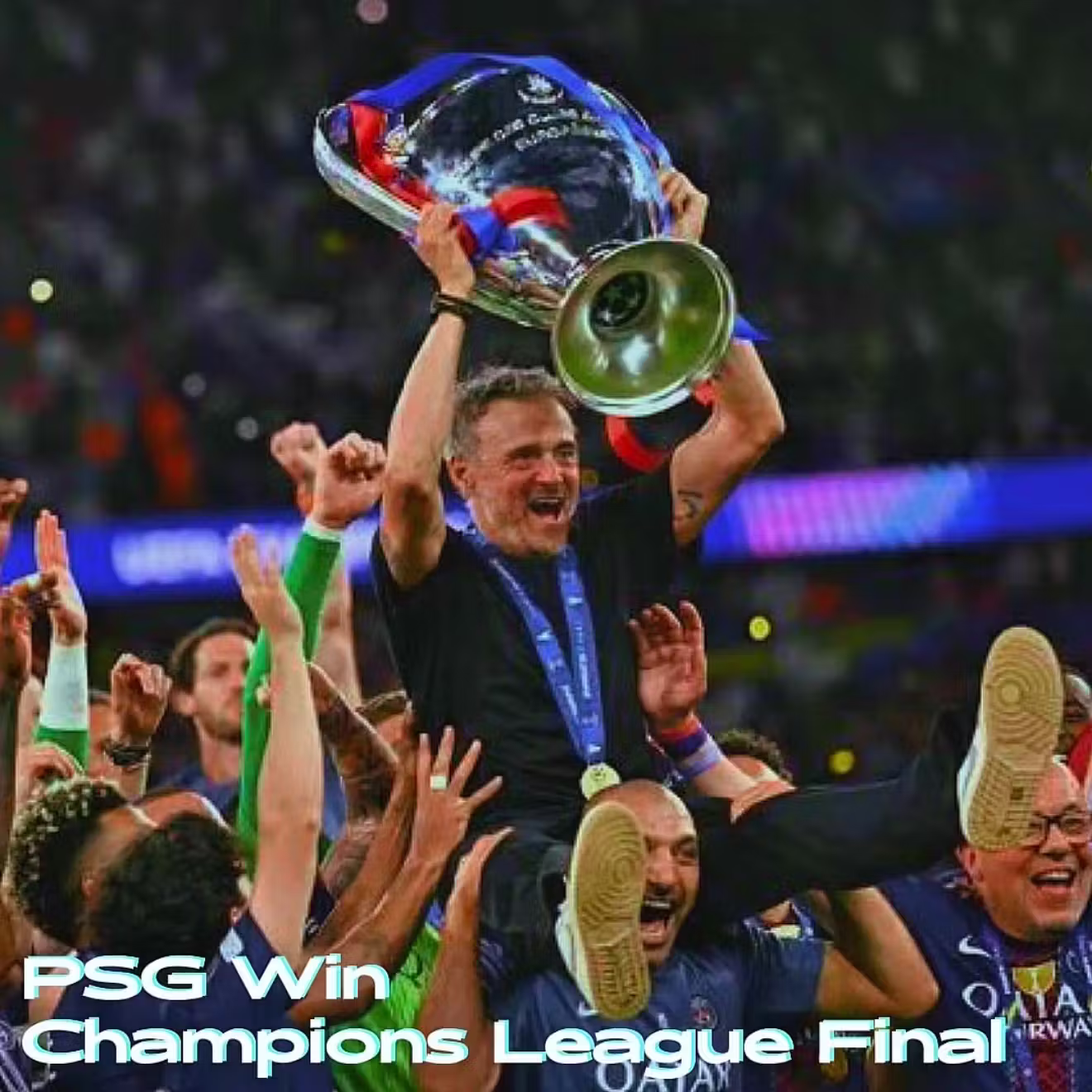 PSG WIN CHAMPIONS LEAGUE FINAL cover art