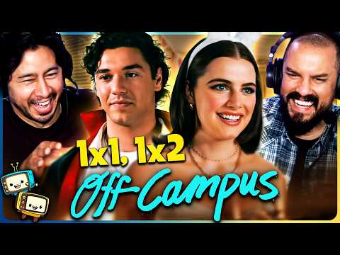 OFF CAMPUS 1x1 & 1x2 Reaction! | Is College Actually Like This?? | Ella Bright | Belmont Cameli cover art
