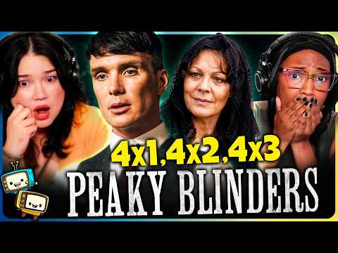PEAKY BLINDERS Season 4 Episodes 4x1, 4x2, & 4x3 Reaction! | First Time Watch! | Cillian Murphy cover art