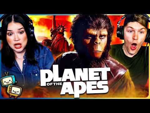 PLANET OF THE APES (1968) Movie Reaction! | First Time Watch! | Charlton Heston | Roddy McDowall cover art