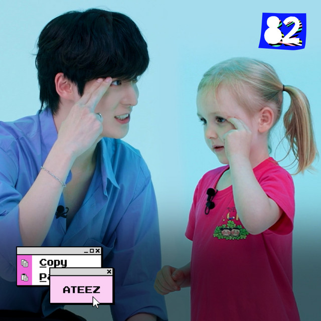 The cutest video of ATEEZ and kids dancing!😍 | COPY&PASTE | ATEEZ cover art