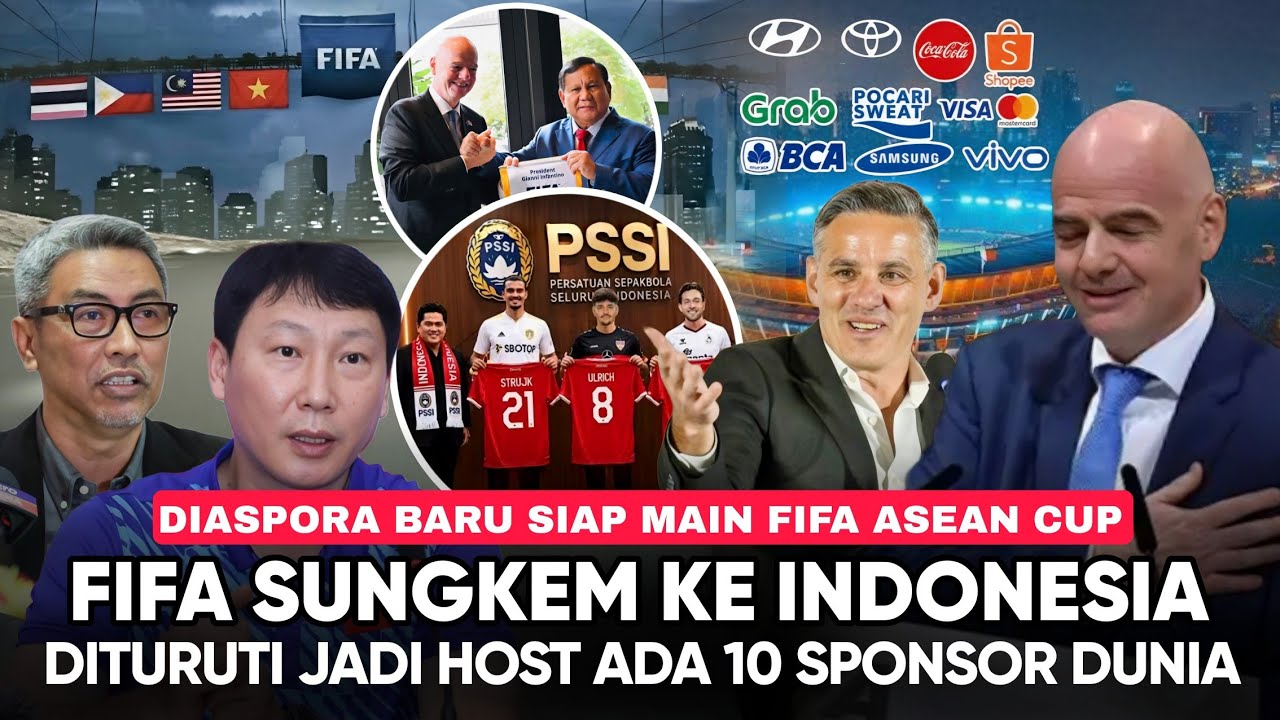 10 Sponsor Dunia Antri: Berkah Indonesia Tuan Rumah FIFA ASEAN Cup, Diaspora Baru Dipastikan Debut cover art