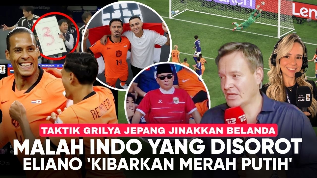 Eliano 'Nyusul' Tijjani Fans Indo Disorot Media Dunia! Taktik Nekat Jepang Buat Belanda Mati Kutu cover art