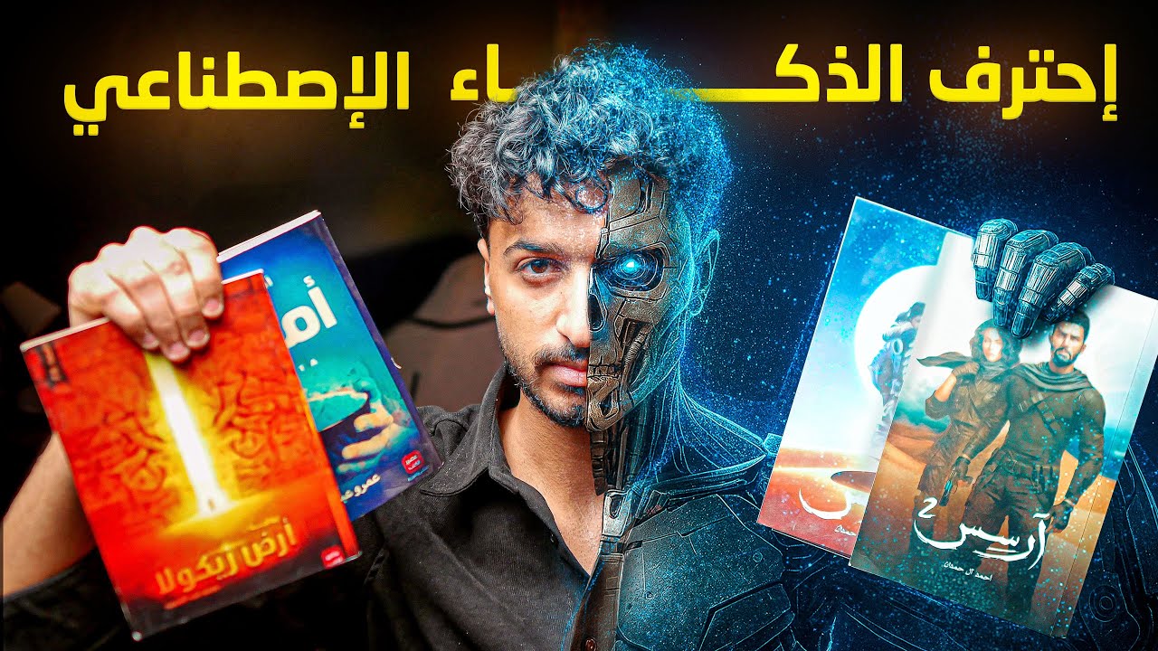 كيف تصنع كتب الروايات بالذكاء الإصطناعي ؟ cover art