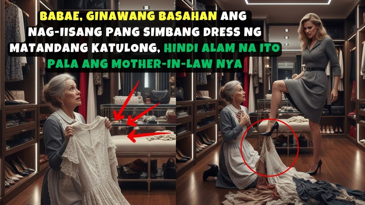 BABAE, GINAWANG BASAHAN ANG NAG-IISANG PANG SIMBANG DRESS NG MATANDANG KATULONG, HINDI ALAM NA ITO cover art