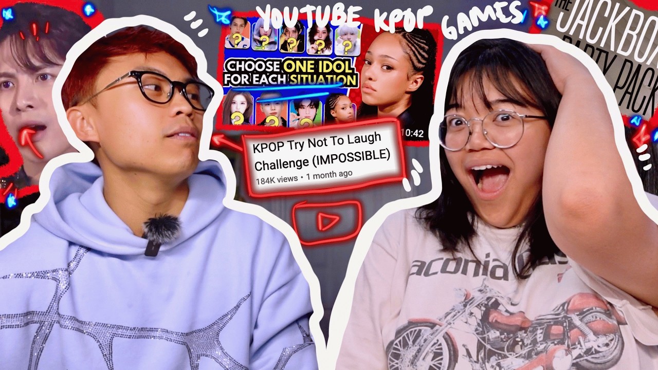 TRY NOT LAUGH KPOP EDITION & PLAYING JACKBOX cover art