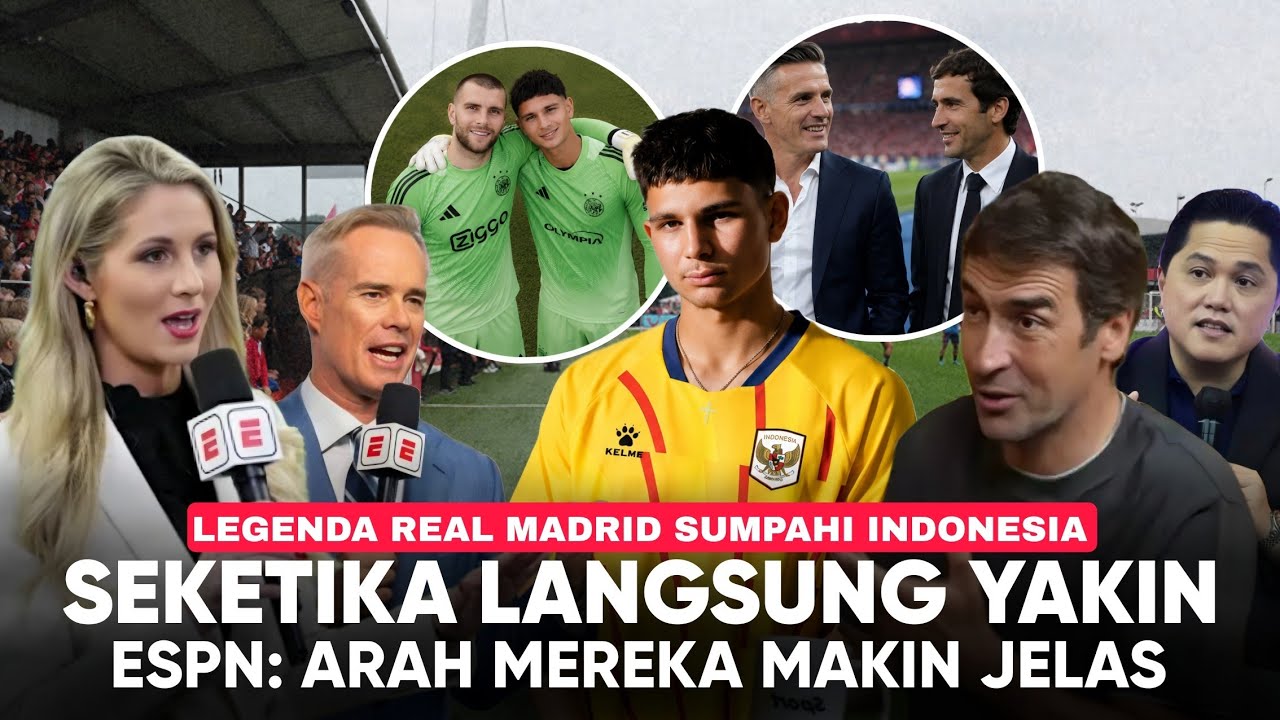 ESPN: Indonesia Berkembang Pesat! Paes Bujuk Diaspora Kiper, Legend Real Madrid Kepo Temui Herdman cover art