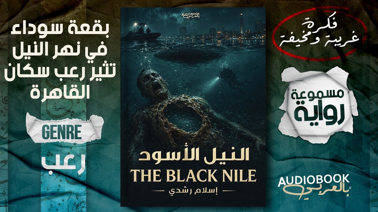 رواية رعب مسموعة كاملة | النيل الأسود - د. إسلام رشدي cover art