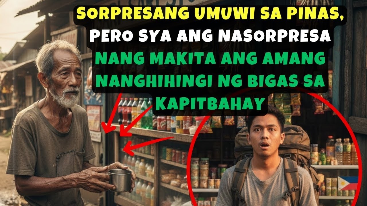 SORPRESANG UMUWI SA PINAS, PERO SYA ANG NASORPRESA NANG MAKITA ANG AMANG NANGHIHINGI NG BIGAS SA cover art