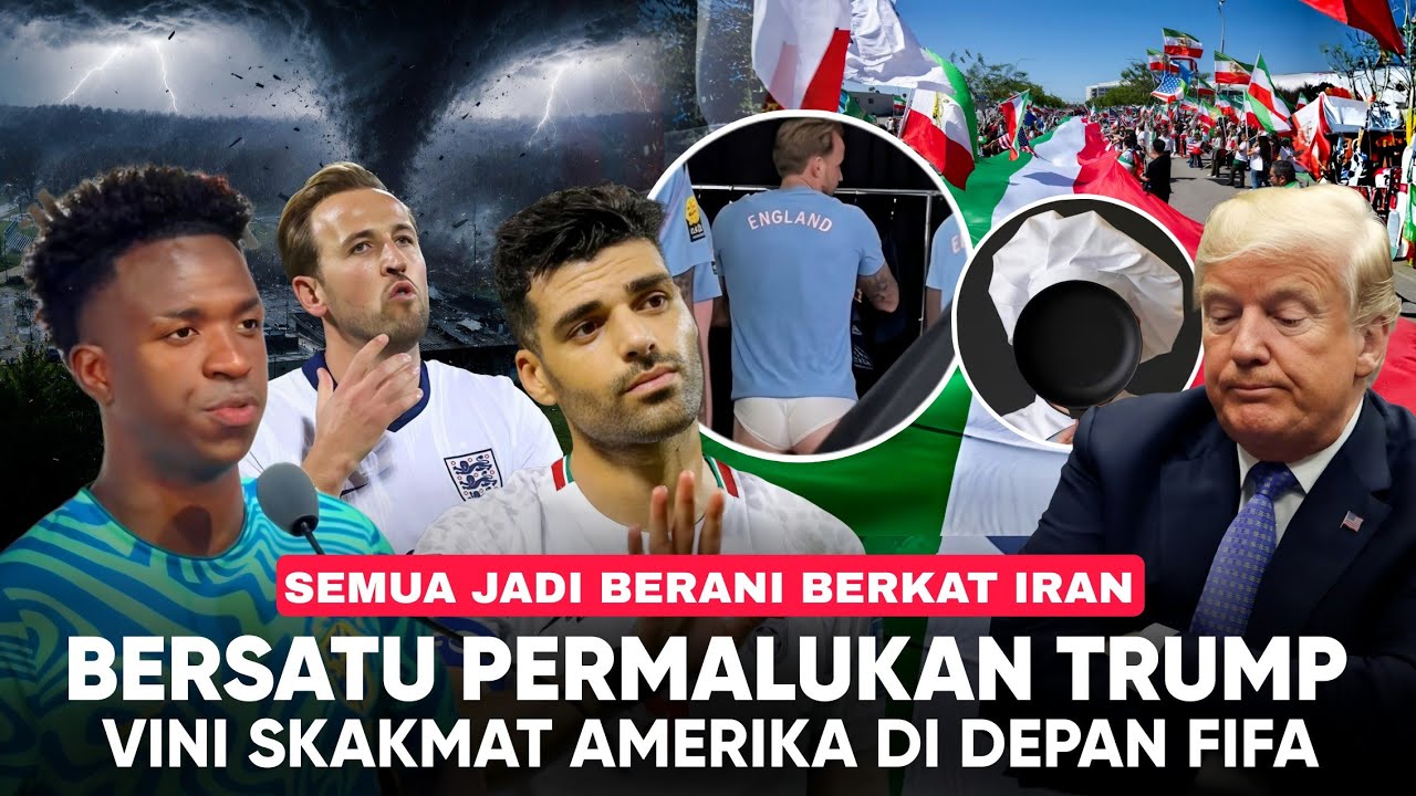 Tornado Hantam Pildun AS, Vini 'Permalukan Amerika' Iran Skakmat Trump! Drama Piala Dunia cover art