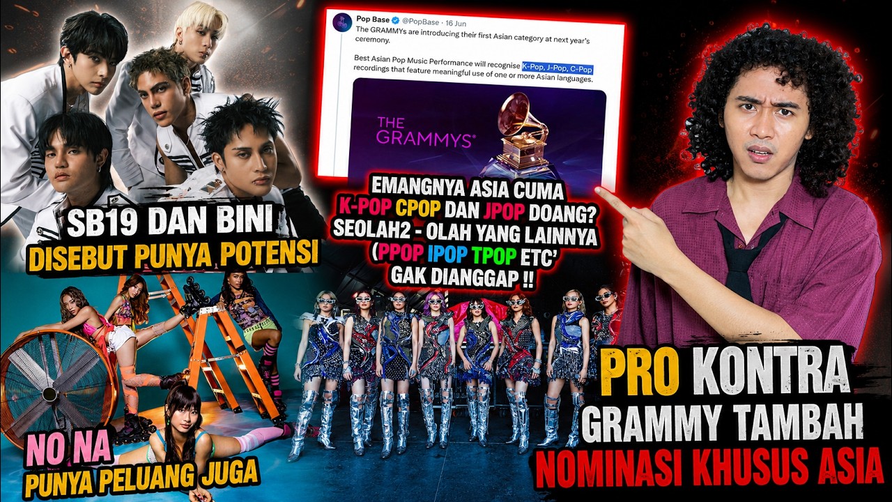PRO KONTRA GRAMMY ASIA! SB19, BINI & NO NA Dianggap Punya Potensi, Asia Bukan Cuma K-POP? cover art