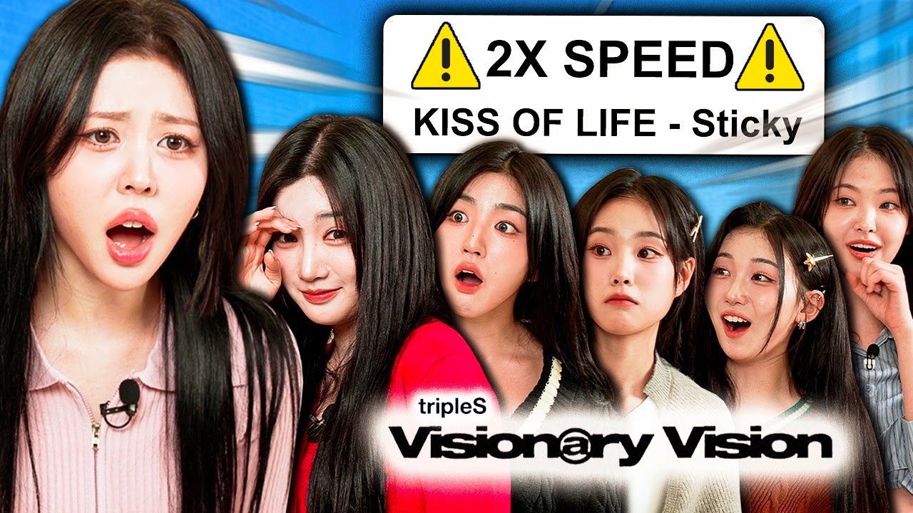 tripleS Visionary Vision BREAK Some Bones Playing K-pop Dance Charades cover art