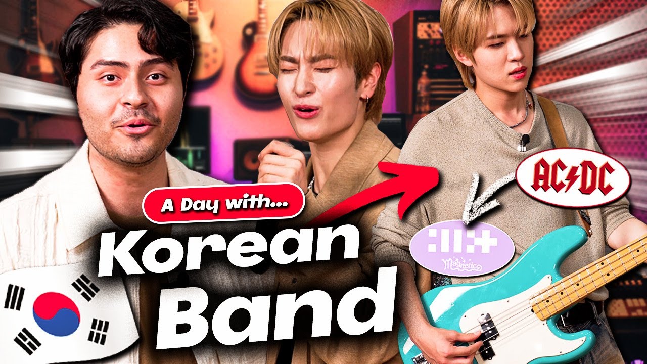 I Spent A Day With A Korean Band Ft. @CATCHTHEYOUNG  K-POP Goes ROCK CHALLENGE cover art