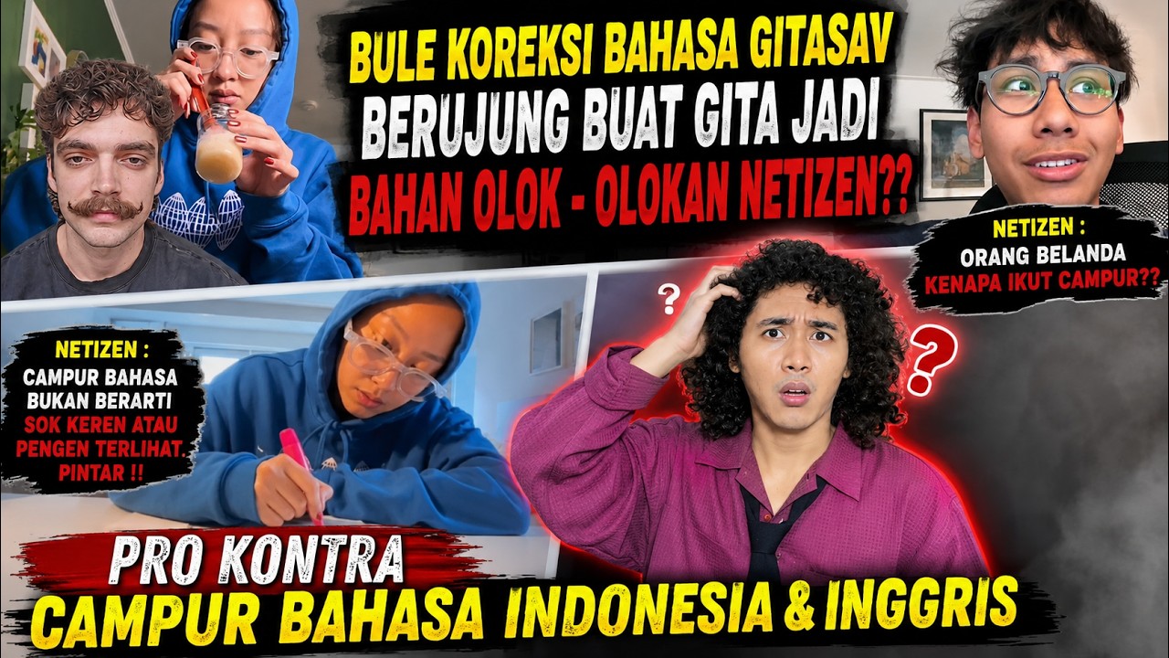 Kronologi Drama Bule Belanda Kang Bumis Koreksi Bahasa Gitasav, Tuai Pro Kontra !! cover art