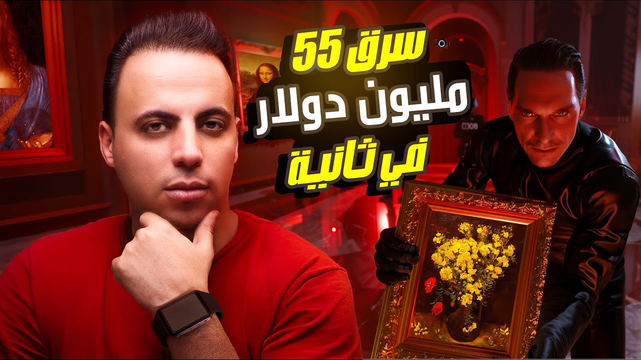 حرامي سرق لوحة ثمنها 55 مليون دولار من مصر علي طريقة فيلم حرامية في تايلاند !! cover art