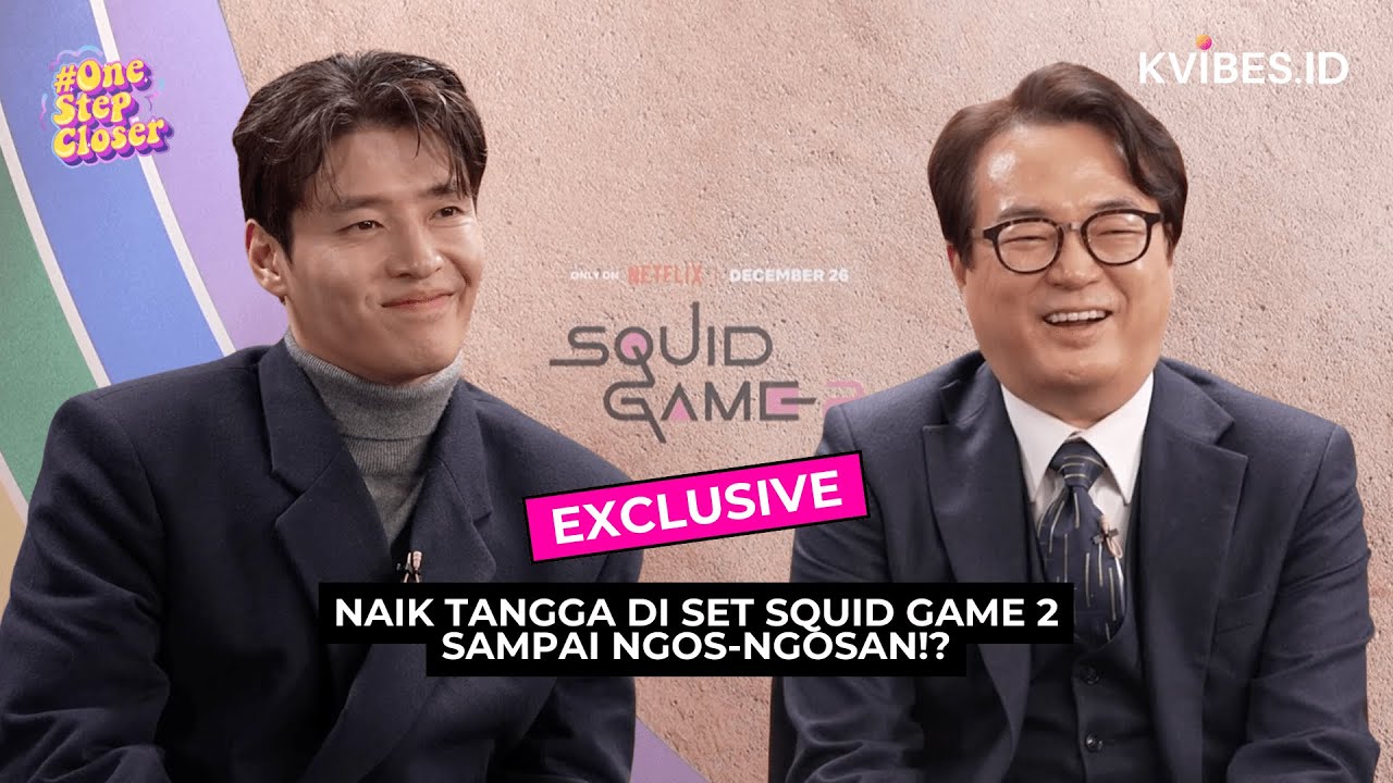[EXCLUSIVE] TANGGA DI SET BIKIN NGOS-NGOSAN!? | INTERVIEW KANG HA-NEUL & LEE SEO-HWAN SQUID GAME 2 cover art