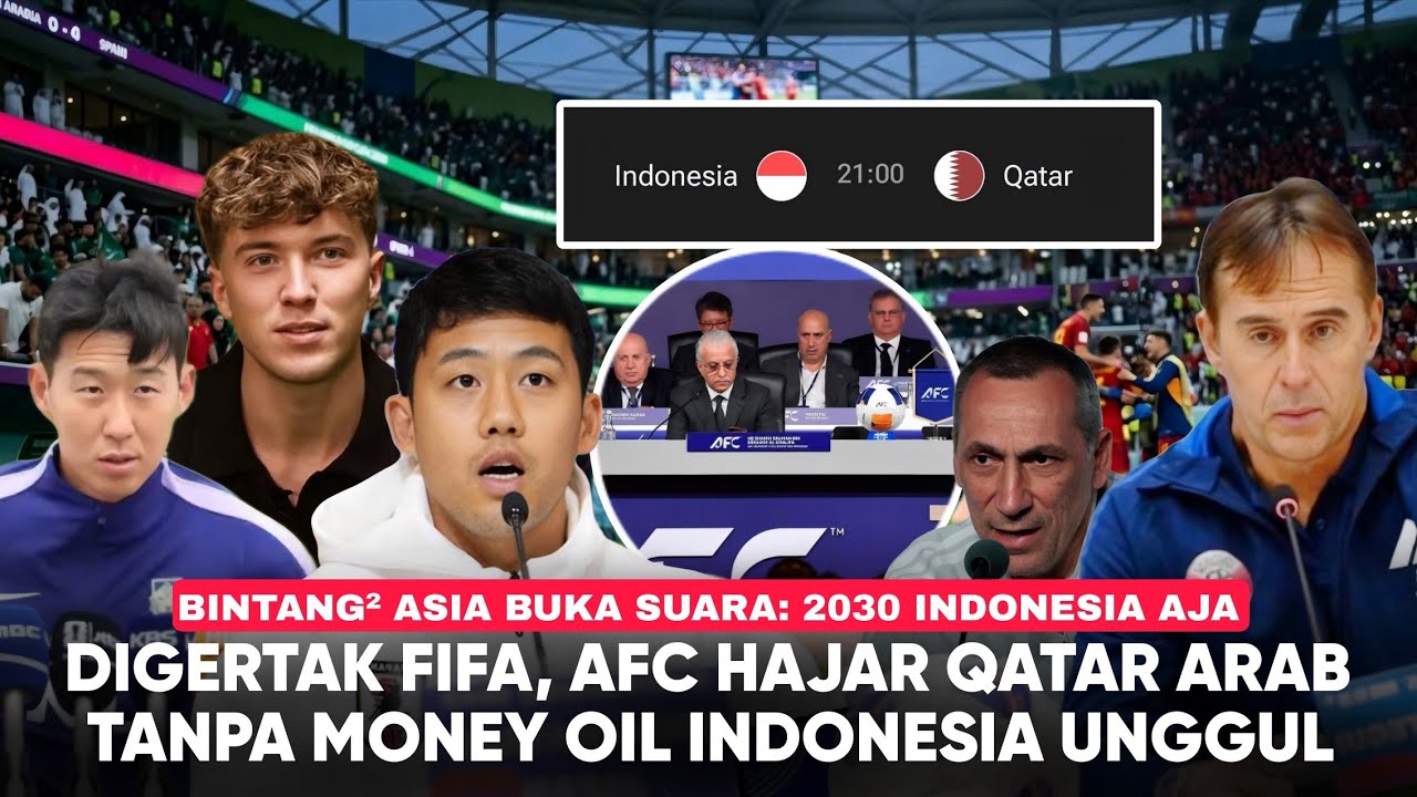 AFC Muak dg Qatar & Arab "Indonesia-Jepang Anak Emas FIFA" Bintang² Dunia Lebih Tertarik Lawan Indo cover art