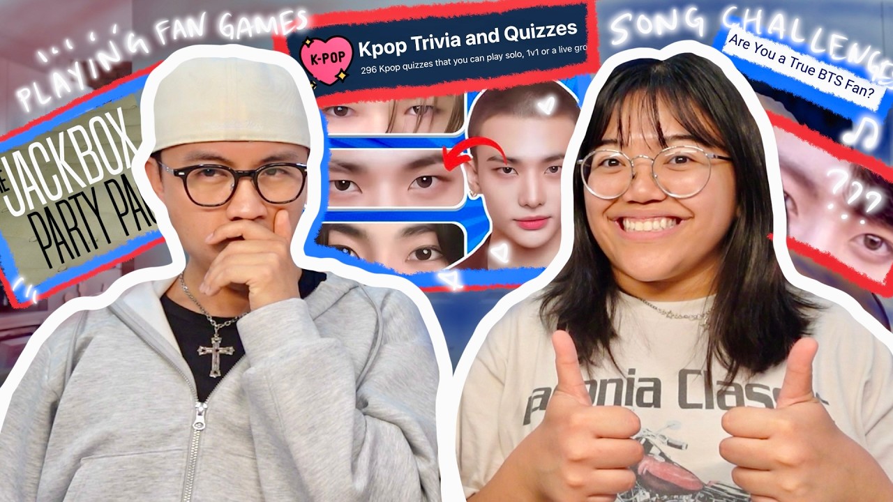 SEEING IF WE'RE REAL KPOP FANS & PLAYING JACKBOX cover art
