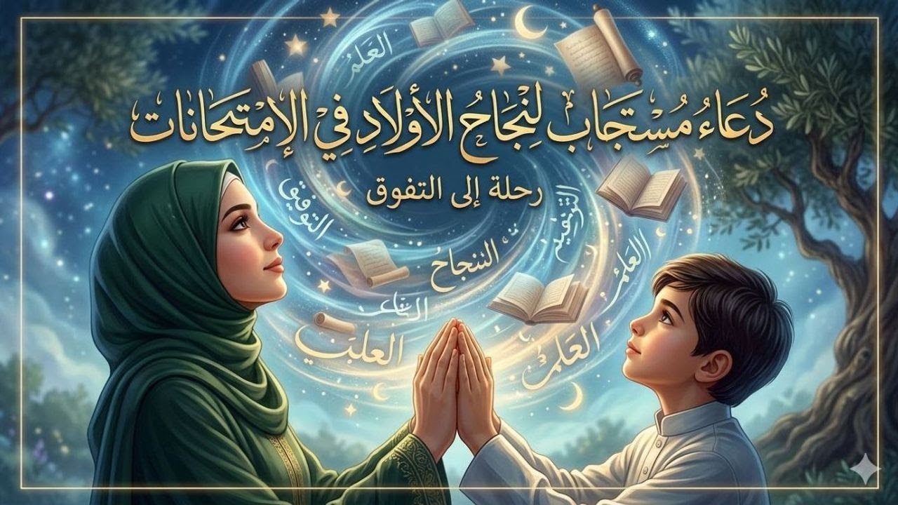 دعاء تيسير الامتحانات ونجاح الطلاب دعاء مستجاب ان شاء الله للقارئ حمزة بوديب cover art