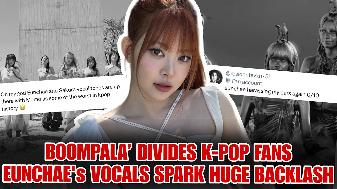 LE SSERAFIM’s Eunchae Faces Brutal Criticism Over “BOOMPALA” Vocals As Fans Fight Back cover art