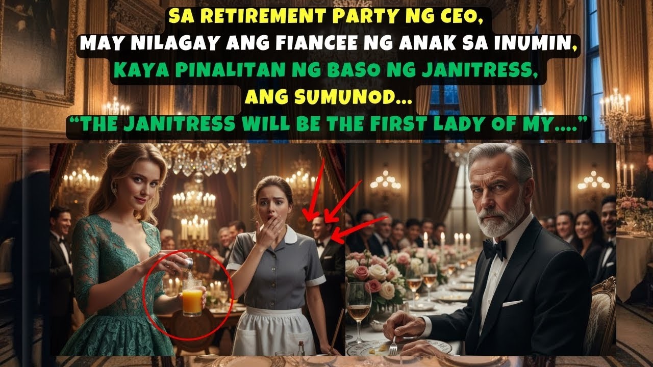 SA RETIREMENT PARTY NG CEO, MAY NILAGAY ANG FIANCEE NG ANAK SA INUMIN, KAYA PINALITAN NG BASO NG cover art