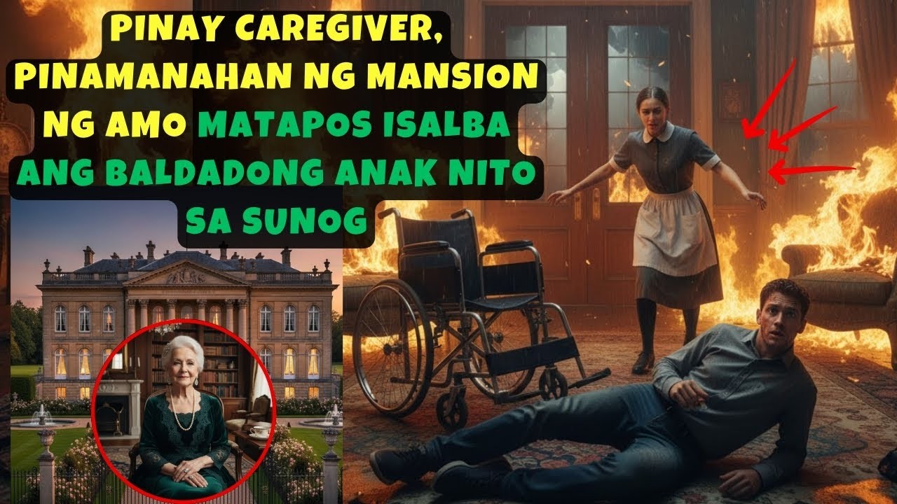 PINAY CAREGIVER, PINAMANAHAN NG MANSION NG AMO MATAPOS ISALBA ANG BALDADONG ANAK NITO SA SUNOG cover art
