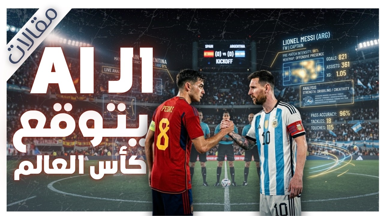 من سيرفع كأس العالم؟ الذكاء الاصطناعي يتحدى خبراء الكرة … والنتيجة صادمة | مقالات | بصوت إسلام عادل cover art