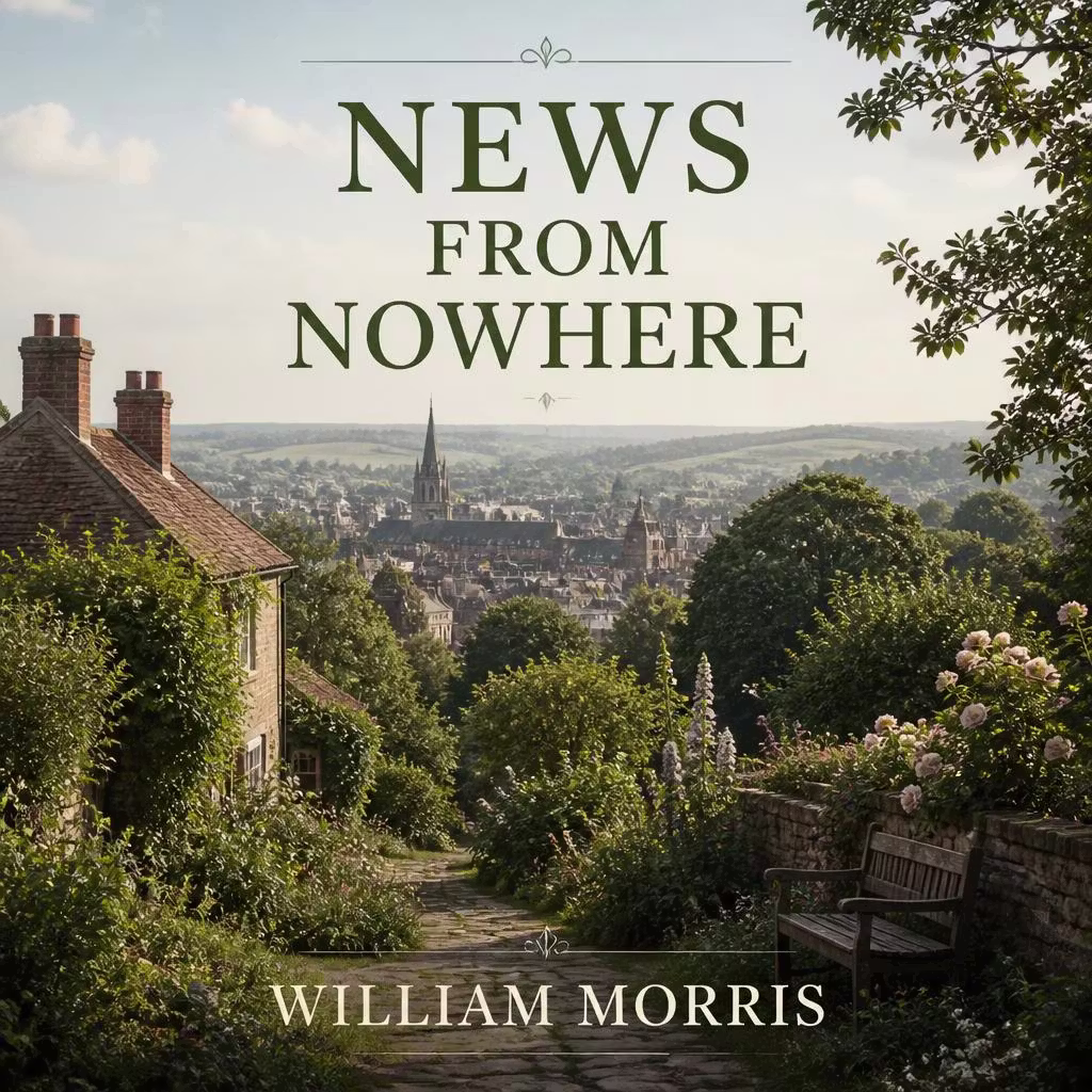 News From Nowhere by William Morris ~ Full Audiobook [scifi] cover art