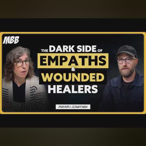 The Dark Side of Empaths: Why Wounded Healers Turn Pain into Superpowers | Mayim Bialik’s Breakdown cover art