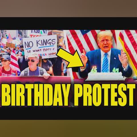 Crying Trump’s Birthday Party Ended As Massive Protest Erupts cover art